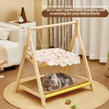 Double-Layer Cat Hammock Bed — 2-Tier Metal Frame, L1 & L2 Sizes, 3 Colours view 4
