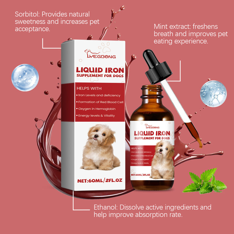 Herbal Digestive Care Syrup for Dogs — Mint & Herb Blend, 60ml