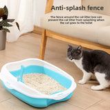 Semi-Enclosed Cat Litter Box with Scoop — 42x29cm & 50x40cm, 3 Colour Options view 6