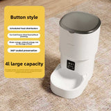 Automatic Pet Feeder — 4L App Control 2.4G WiFi, Button & Smart Versions view 4
