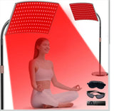 Floor-Standing Red Light Therapy Lamp — 162 LEDs, Rotatable & Tilting for Full-Body Sessions view 4