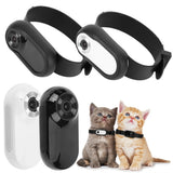 Pet Action Camera Clip-On Recorder — Wide Angle Thumb Cam, Black & White view 2