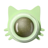 Edible Catnip Rotating Ball Wall Toy for Cats — Mint, 5 Colours view 2