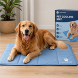 Pet Cooling Mat — Self-Cooling Gel Pad, S–XXL, Dogs & Cats, Multiple Patterns view 1