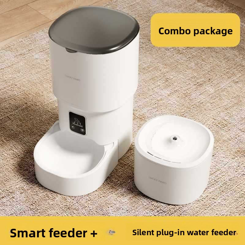 Automatic Pet Feeder — 4L App Control 2.4G WiFi, Button & Smart Versions