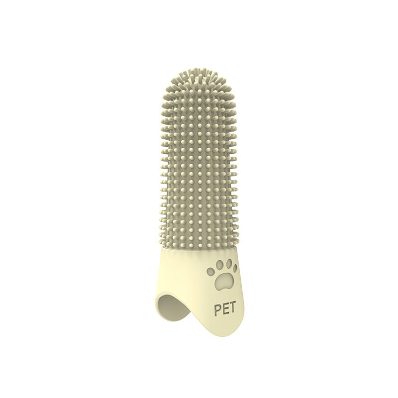pet finger toothbrush for cats and dogs - premium pet product by Lumia Paws