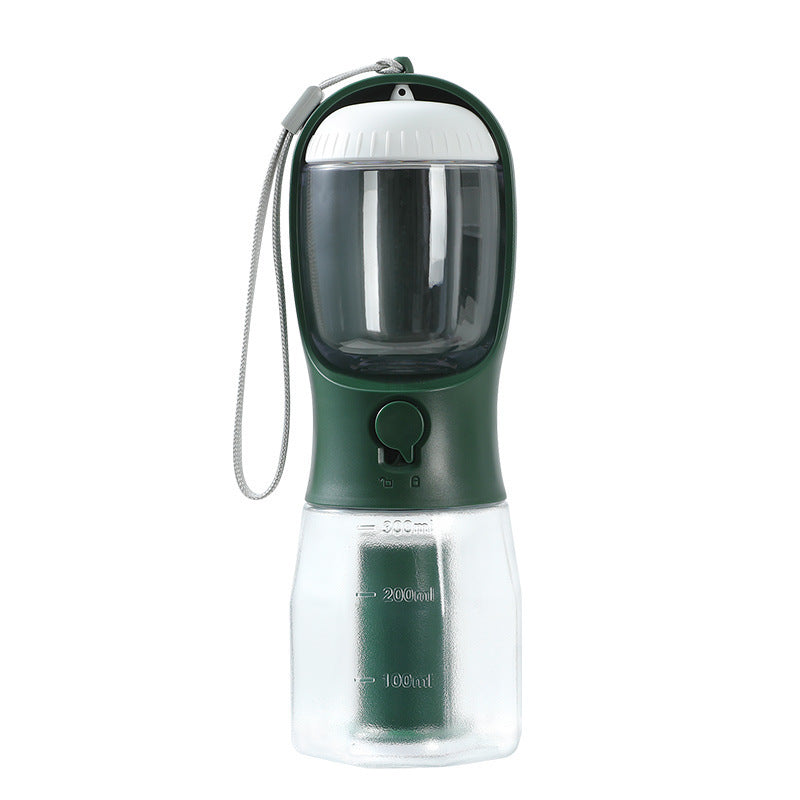 portable pet water and food bottle - design and finish detail