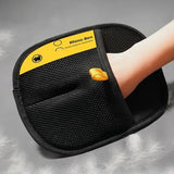 Pet Hair Removal Grooming Glove — Silicone Massage Bristles, Small & Large view 1