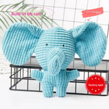 Plush Squeaky Dog & Cat Toy — Elephant & Duck Shapes, PP Cotton view 1