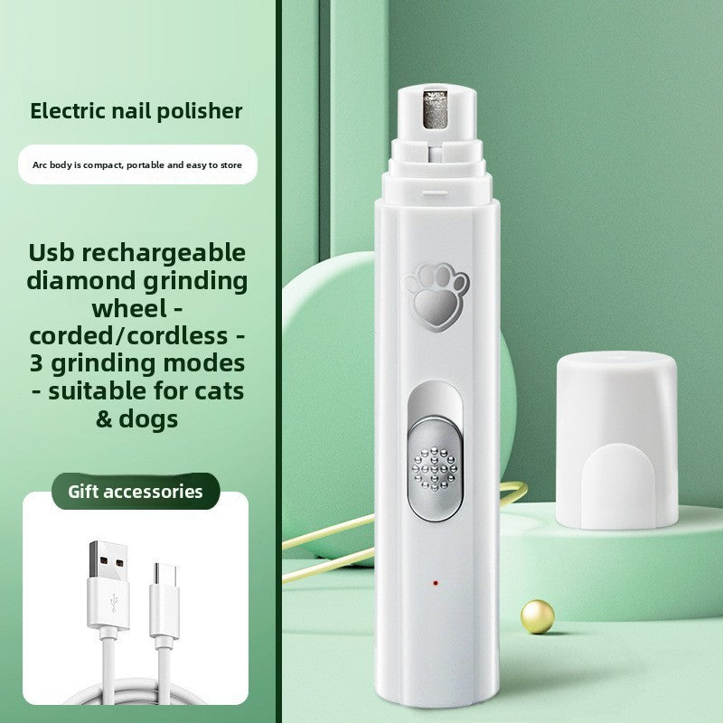 electric pet nail grinder trimmer - additional product view
