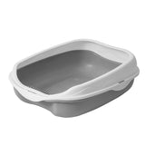 Semi-Enclosed Cat Litter Box with Scoop — 42x29cm & 50x40cm, 3 Colour Options view 5