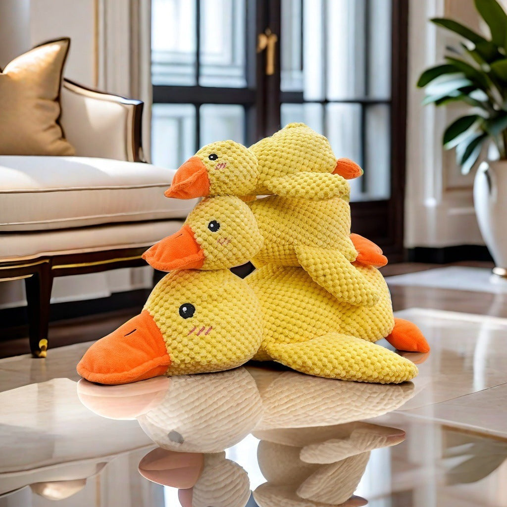 plush squeaky pet toy for dogs and cats - close-up product detail
