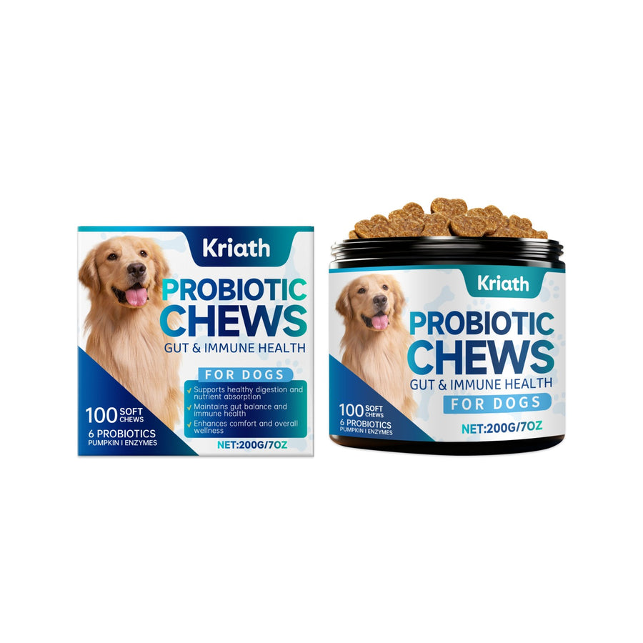 Probiotic Soft Chews for Dogs — Chicken & Beef Flavour, Digestive Support