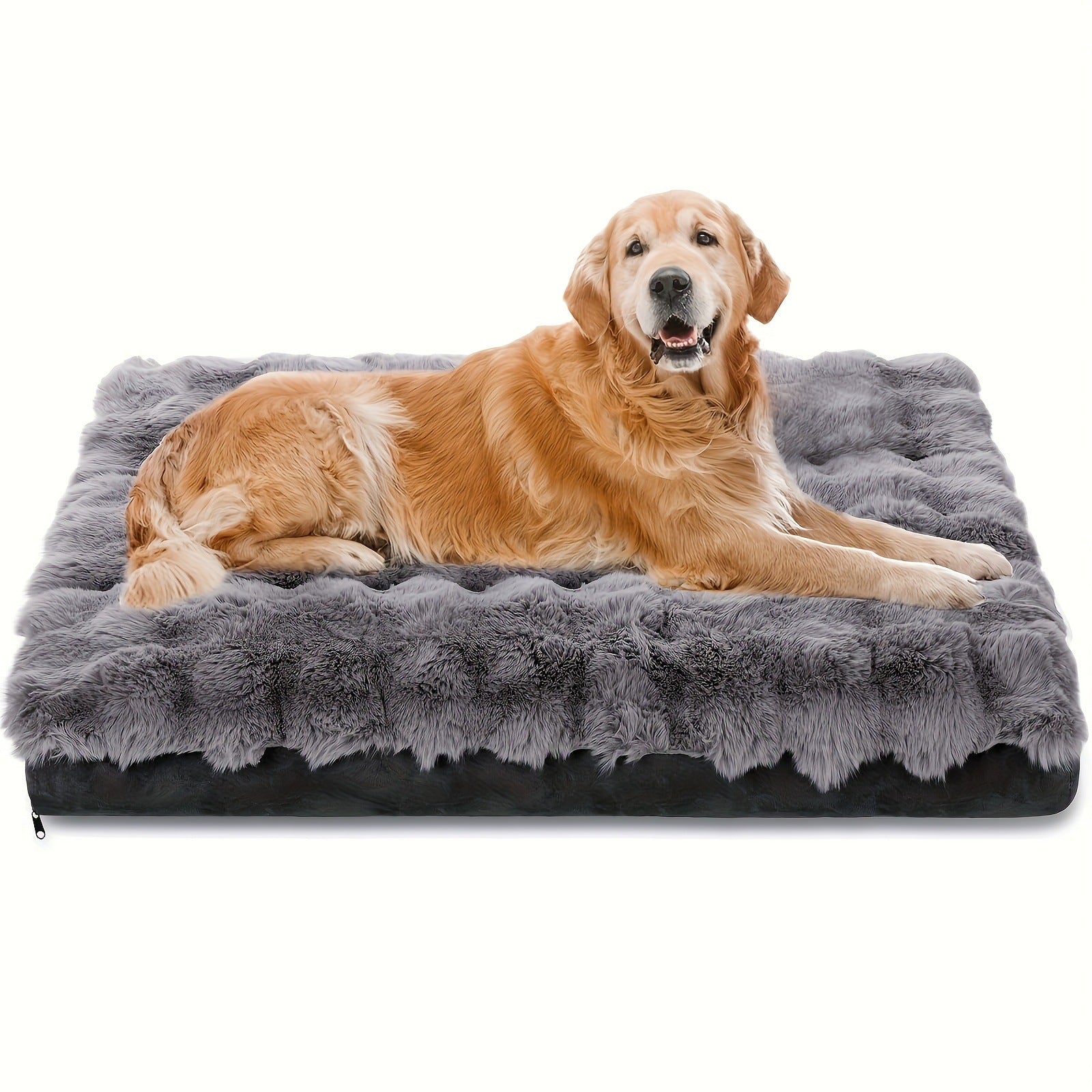 hair-like orthopedic dog bed - alternate product angle