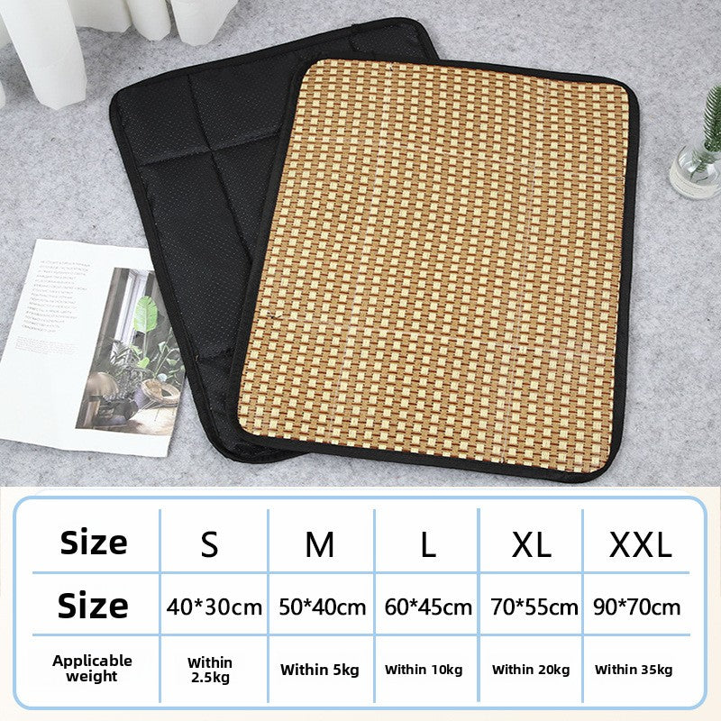 Pet Cooling Mat — Self-Cooling Gel Pad, S–XXL, Dogs & Cats, Multiple Patterns