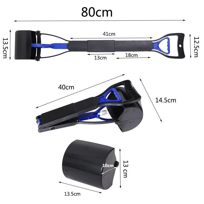 pet poop bag dispenser - size and variant options shown