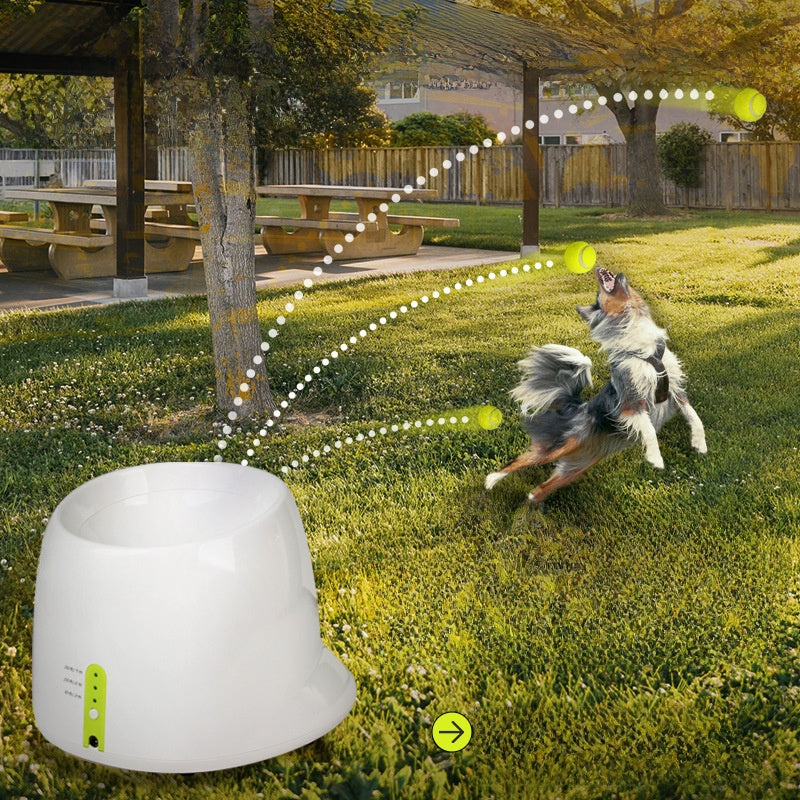 pet ball throwing machine launcher - alternate product angle