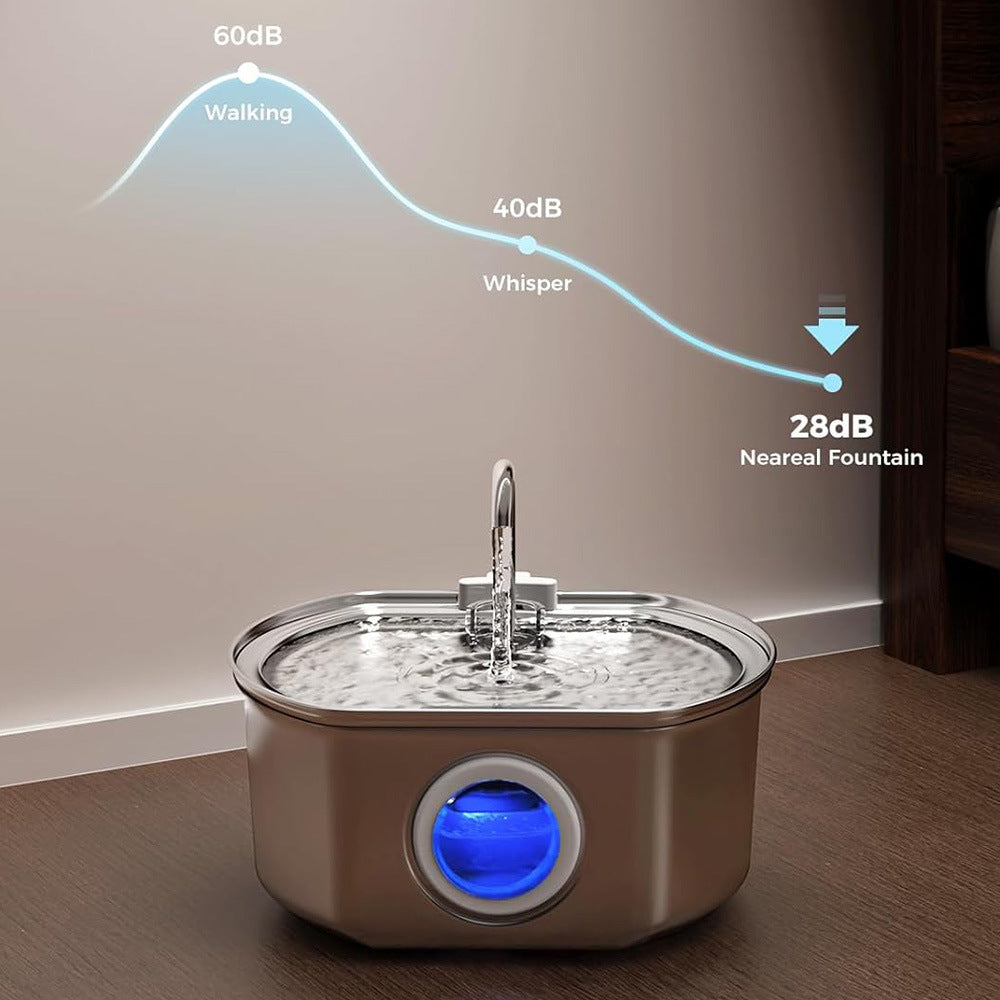 cat fountain water dispenser - close-up product detail