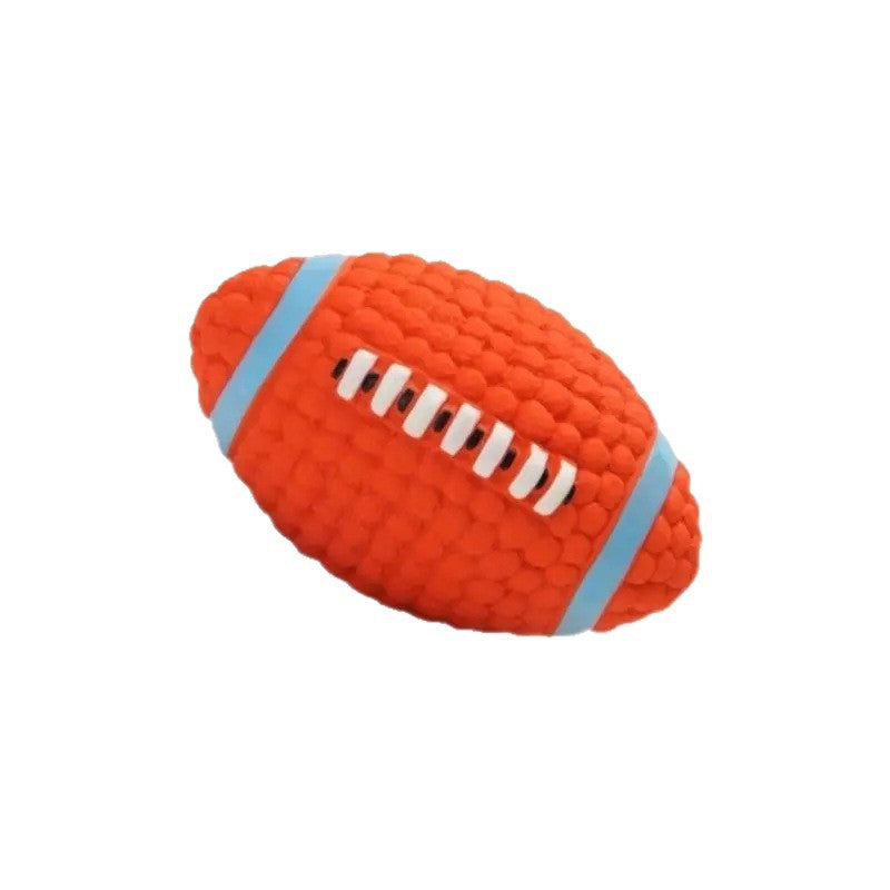 chew resistant dog toy ball - material and construction detail