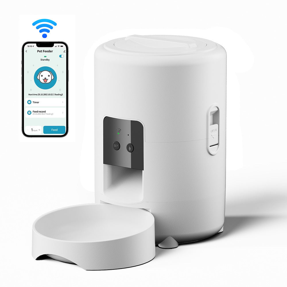 Smart Automatic Pet Feeder with Camera — WiFi App Control, USB & Plug Versions