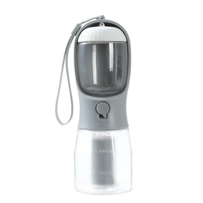 portable pet water and food bottle - product showcase
