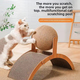 Ferris Wheel Cat Scratcher with Batting Balls — Sisal, S / L / XL Sizes view 2