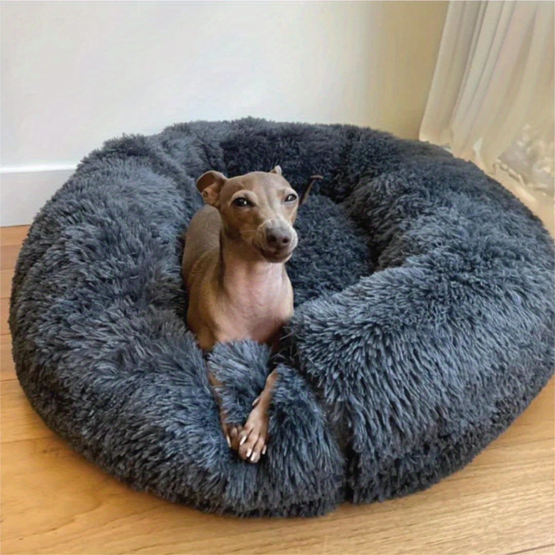 calming dog bed - feature and design view