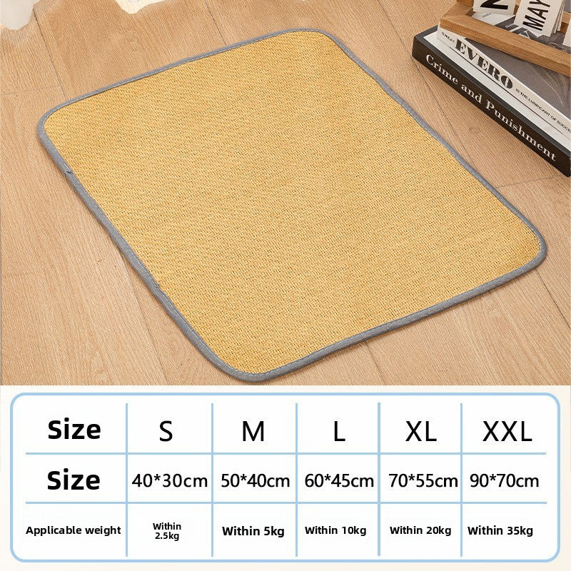 Pet Cooling Mat — Self-Cooling Gel Pad, S–XXL, Dogs & Cats, Multiple Patterns