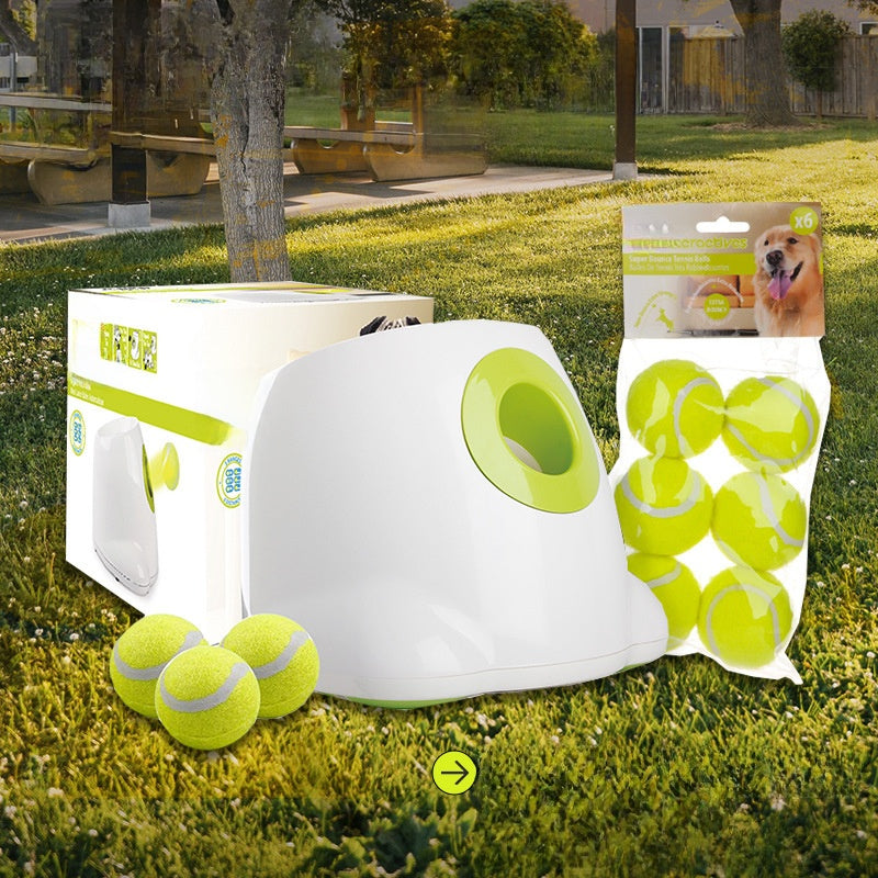 pet ball throwing machine launcher - premium pet product by Lumia Paws
