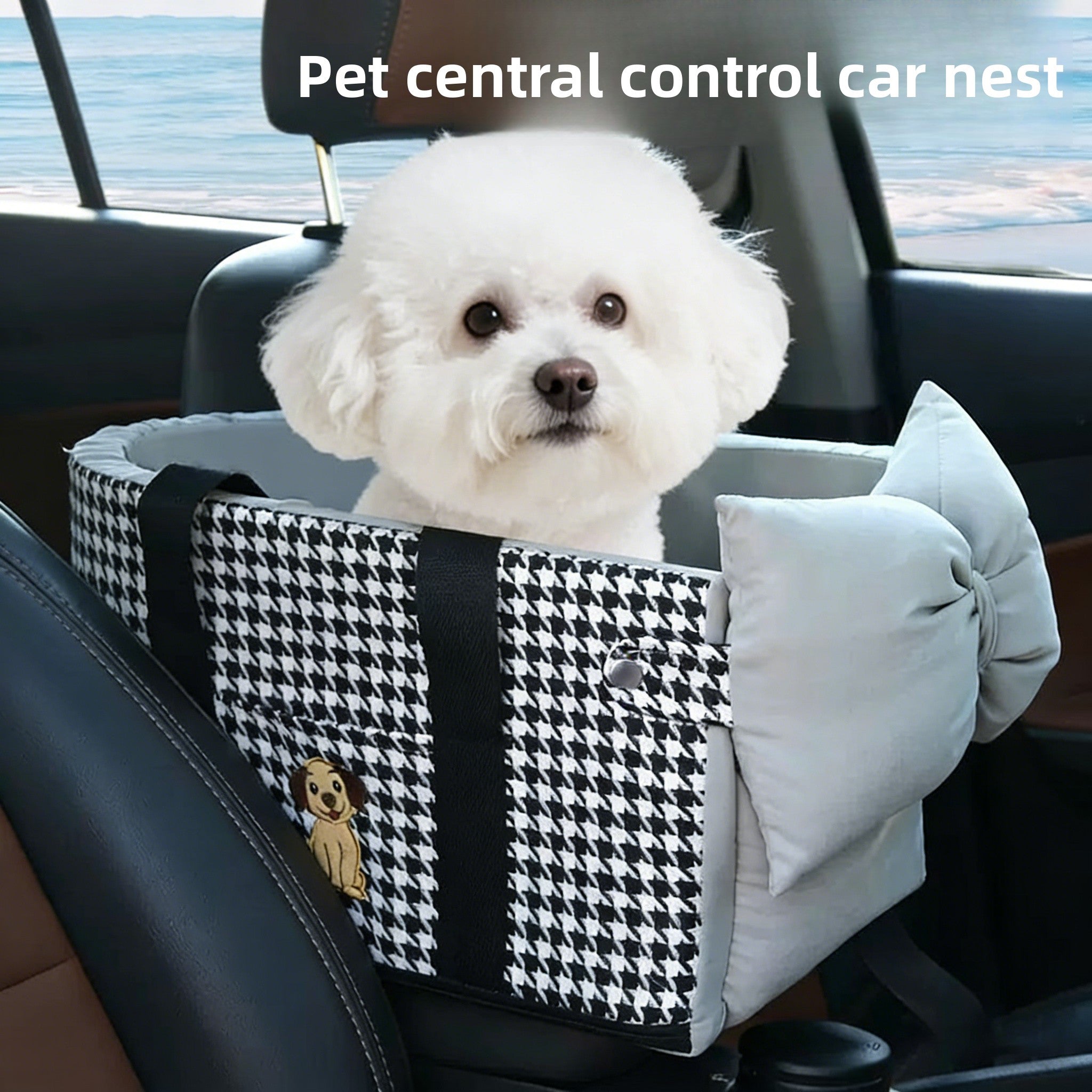 portable pet car seat and carrier - feature and design view