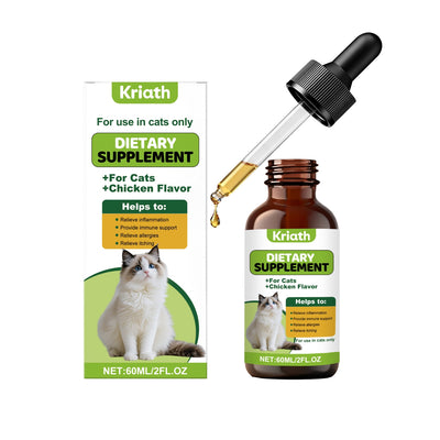 Urinary Tract Support Drops for Cats — Cranberry Extract, 60ml