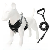 Reflective Dog Harness with Leash — Adjustable, XL–3XL, 150cm Lead view 6