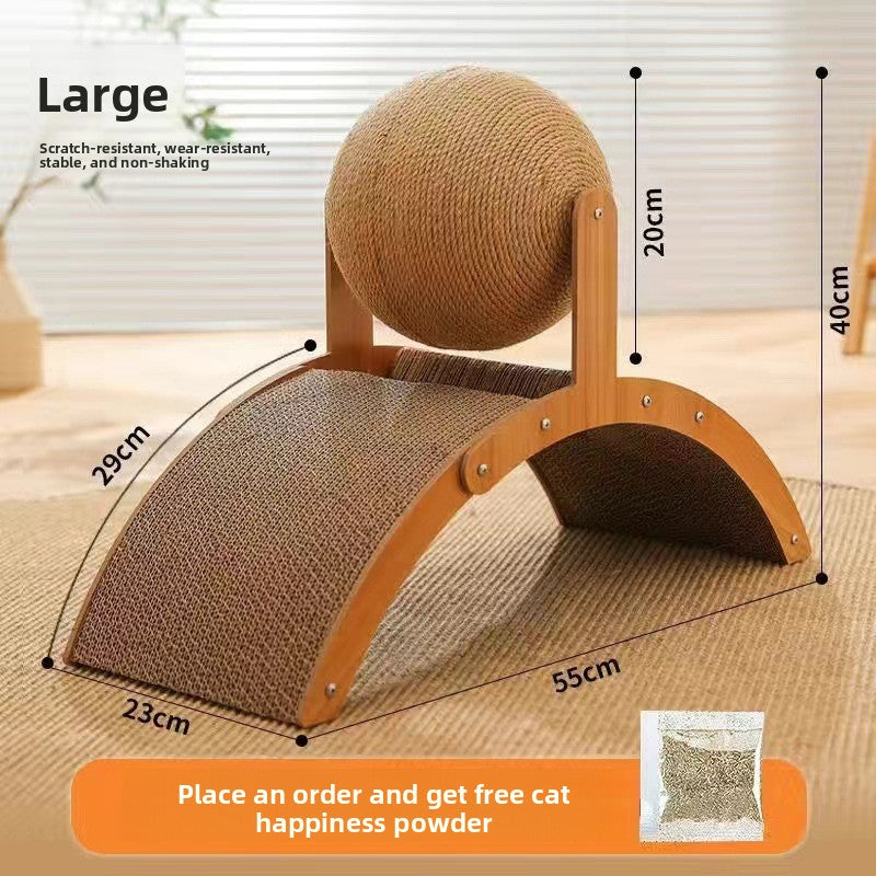 ferris wheel cat scratcher with play balls - additional product view