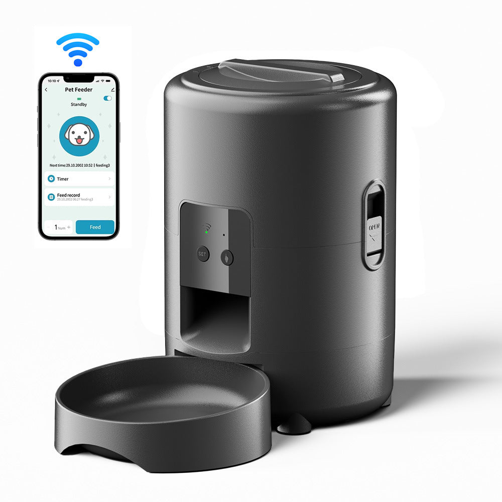 Smart Automatic Pet Feeder with Camera — WiFi App Control, USB & Plug Versions