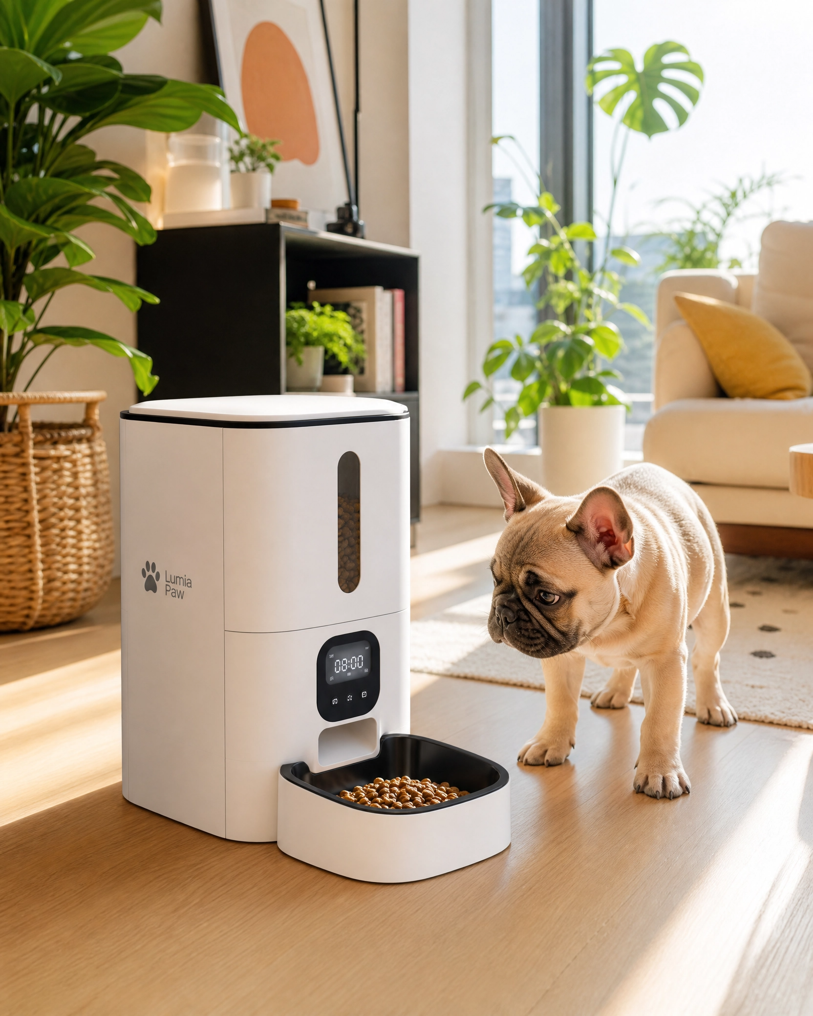 Automatic Pet Feeder — 4L App Control 2.4G WiFi, Button & Smart Versions